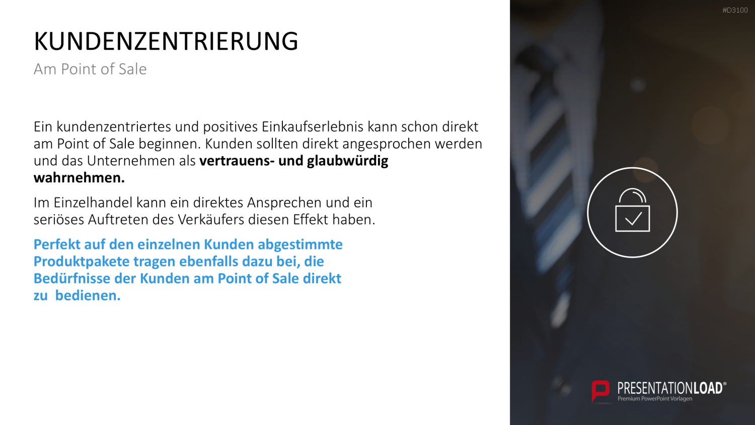 Kundenzentrierung (Customer Centricity) PowerPoint-Vorlage