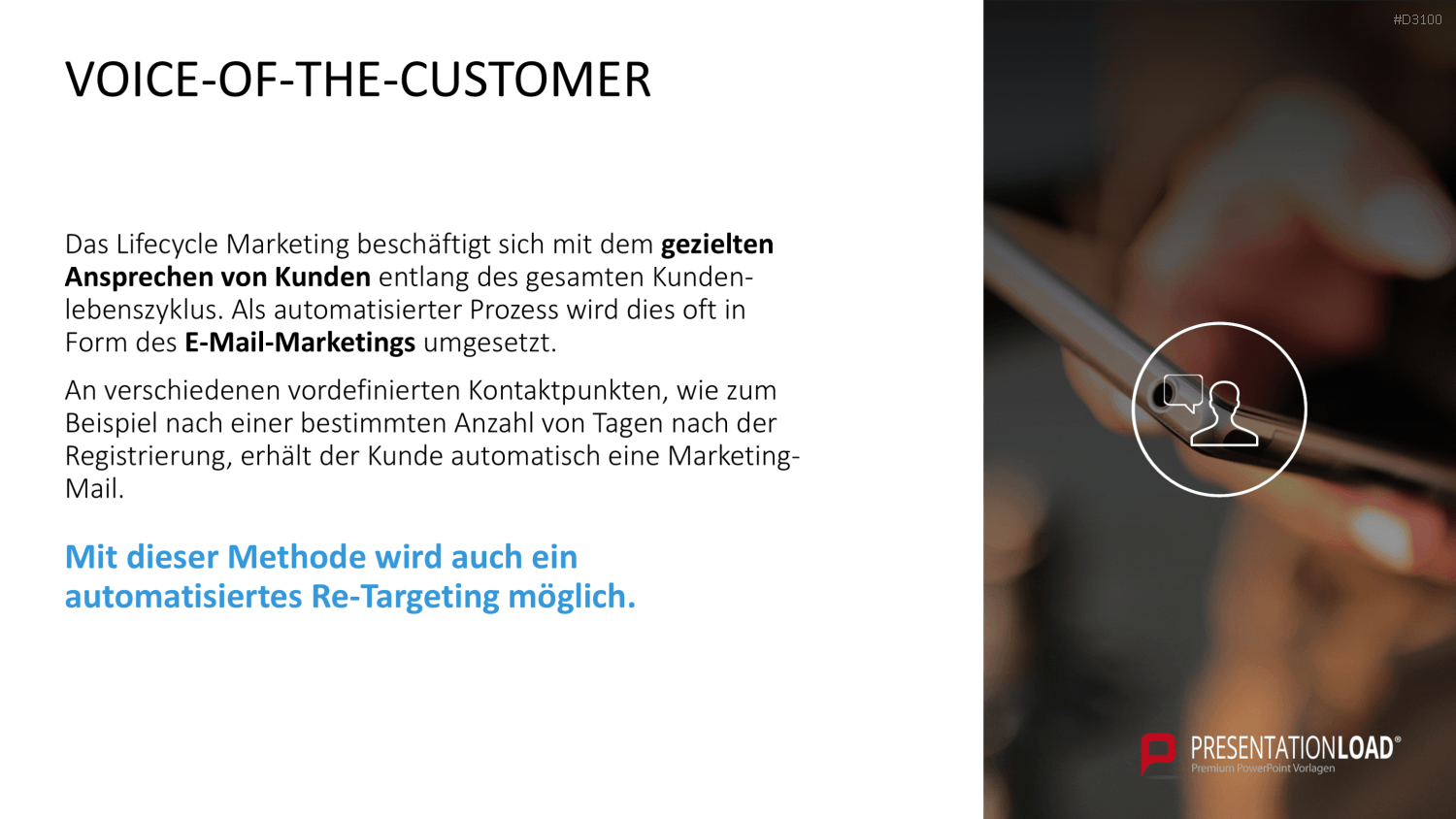 Kundenzentrierung (Customer Centricity) PowerPoint-Vorlage