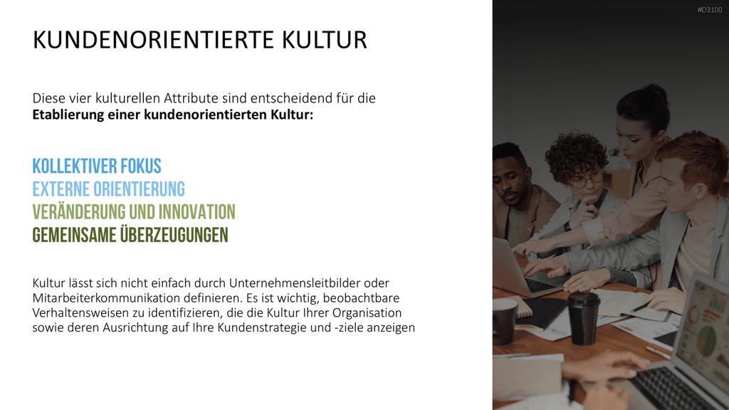 Kundenzentrierung (Customer Centricity) PowerPoint-Vorlage