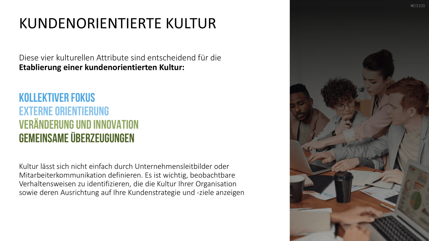 Kundenzentrierung (Customer Centricity) PowerPoint-Vorlage