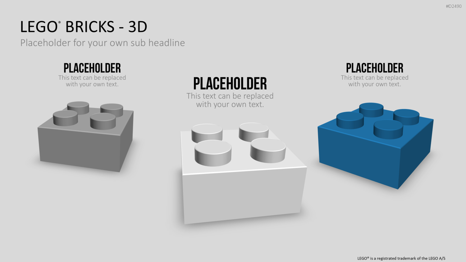 LEGO-Bausteine PowerPoint-Vorlage