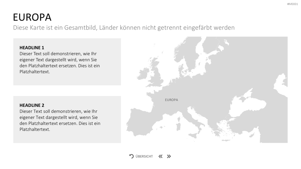 Landkarten Paket für Unternehmen PowerPoint-Vorlage
