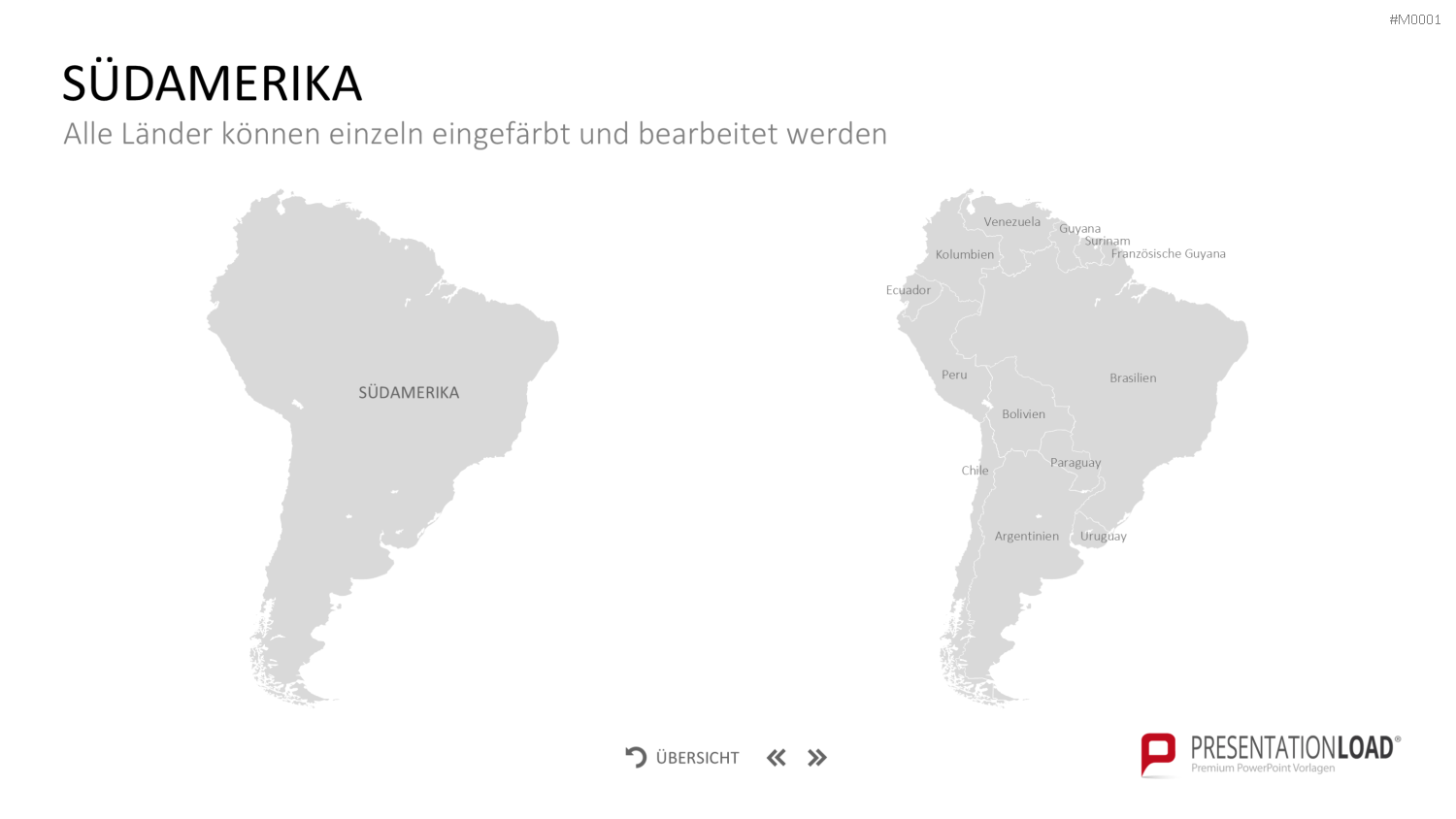 Landkarten Paket für Unternehmen PowerPoint-Vorlage
