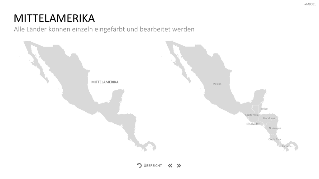 Landkarten Paket für Unternehmen PowerPoint-Vorlage