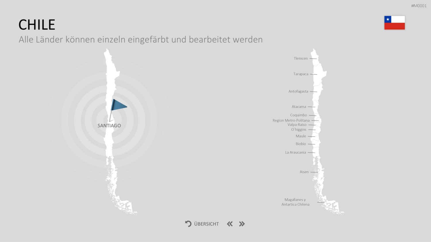 Landkarten Paket für Unternehmen PowerPoint-Vorlage