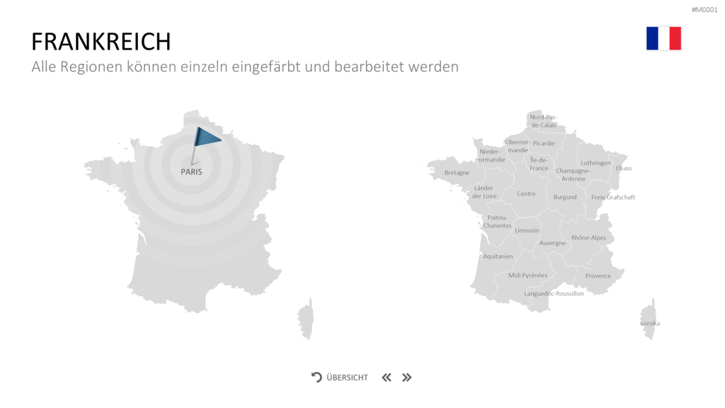 Landkarten Paket für Unternehmen PowerPoint-Vorlage