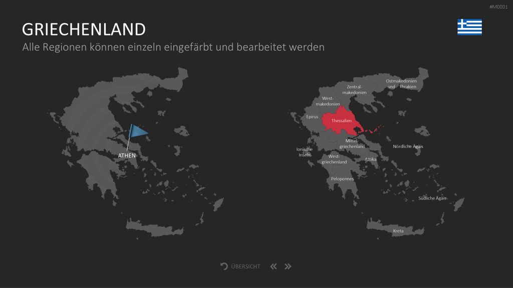 Landkarten Paket für Unternehmen PowerPoint-Vorlage