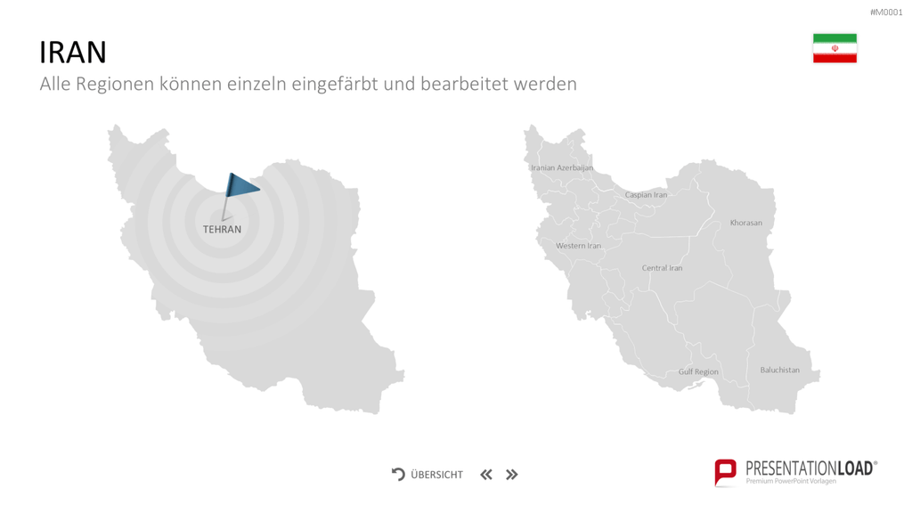 Landkarten Paket für Unternehmen PowerPoint-Vorlage