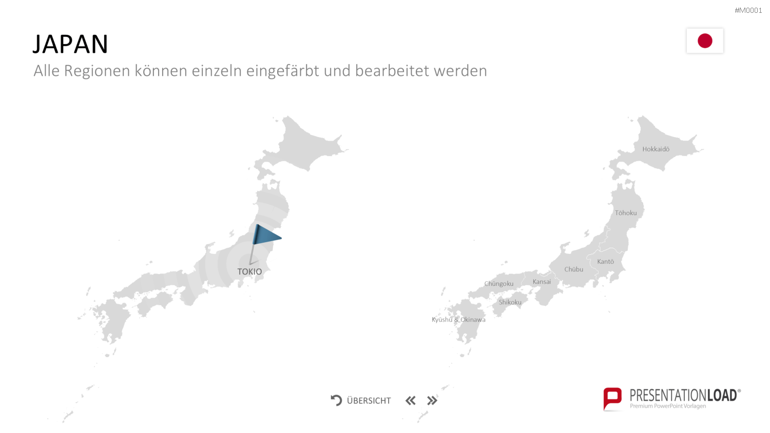 Landkarten Paket für Unternehmen PowerPoint-Vorlage