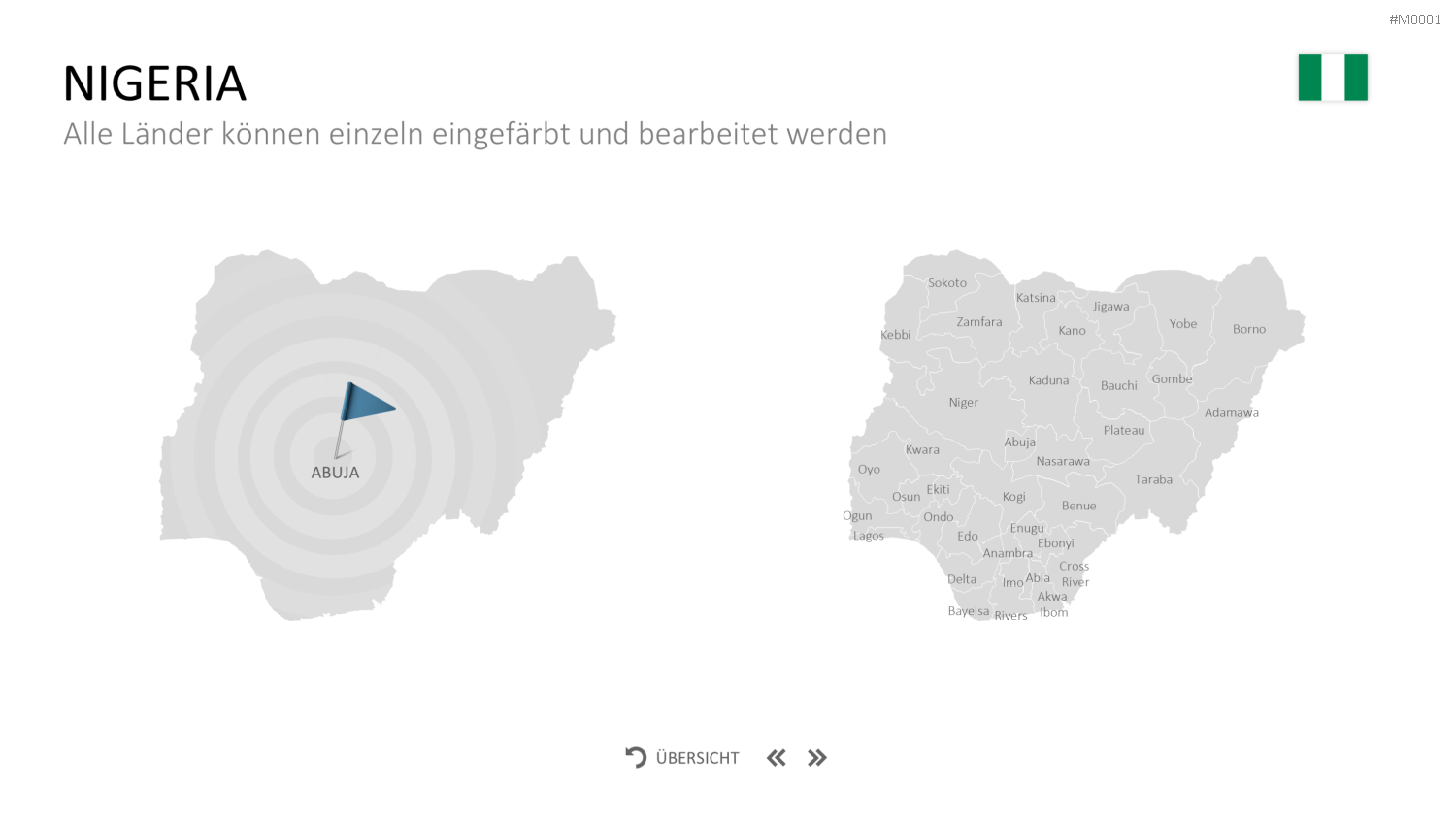 Landkarten Paket für Unternehmen PowerPoint-Vorlage