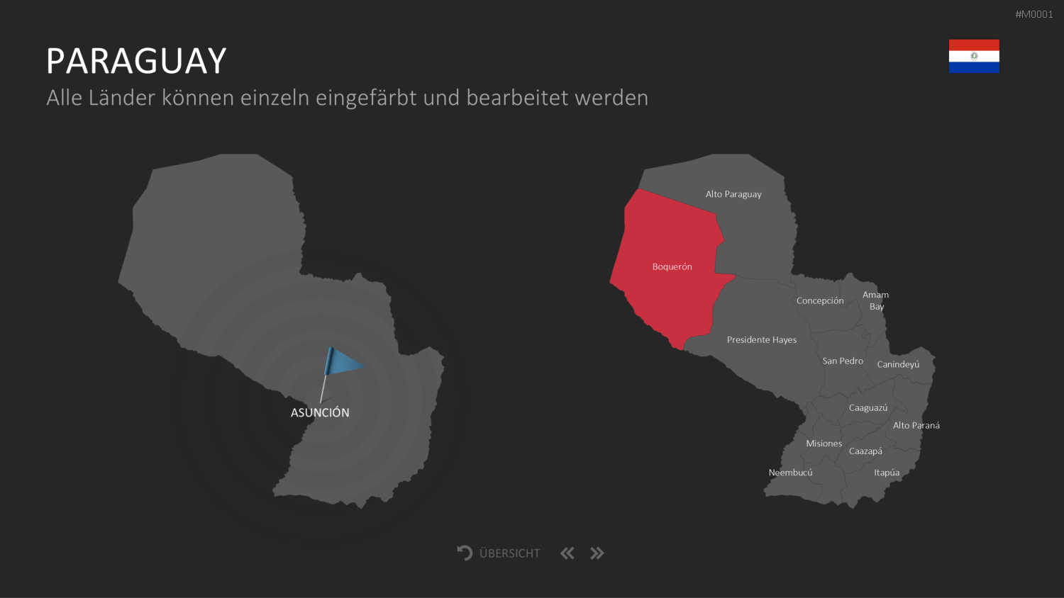 Landkarten Paket für Unternehmen PowerPoint-Vorlage