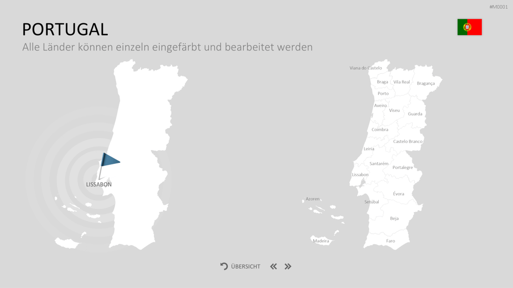 Landkarten Paket für Unternehmen PowerPoint-Vorlage