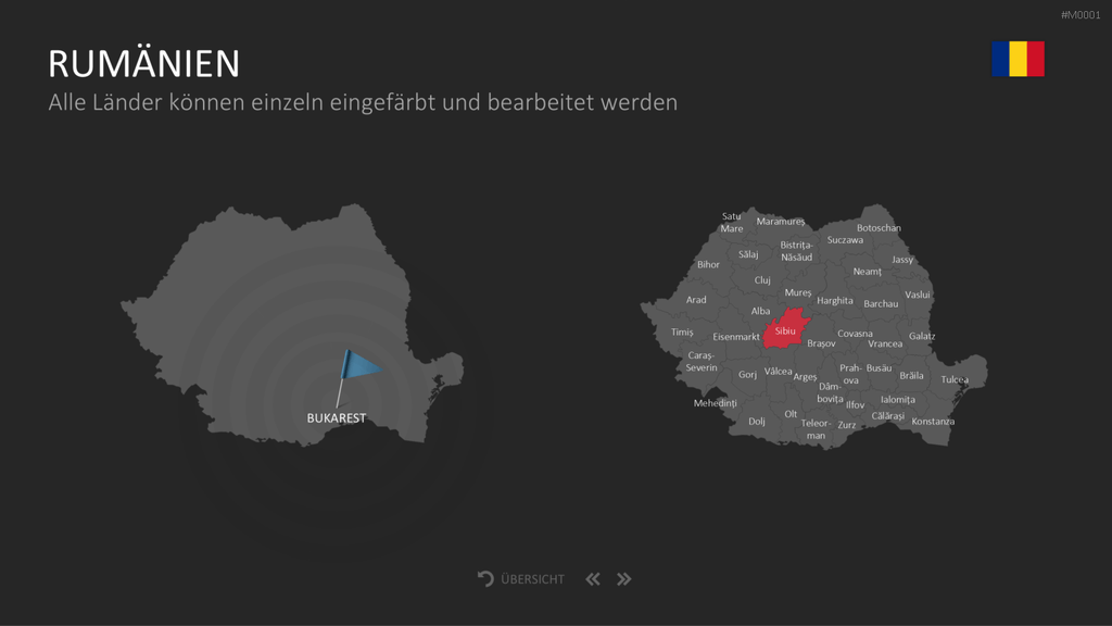Landkarten Paket für Unternehmen PowerPoint-Vorlage