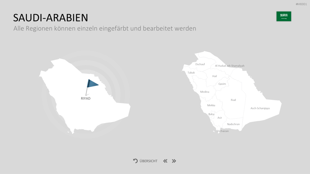Landkarten Paket für Unternehmen PowerPoint-Vorlage