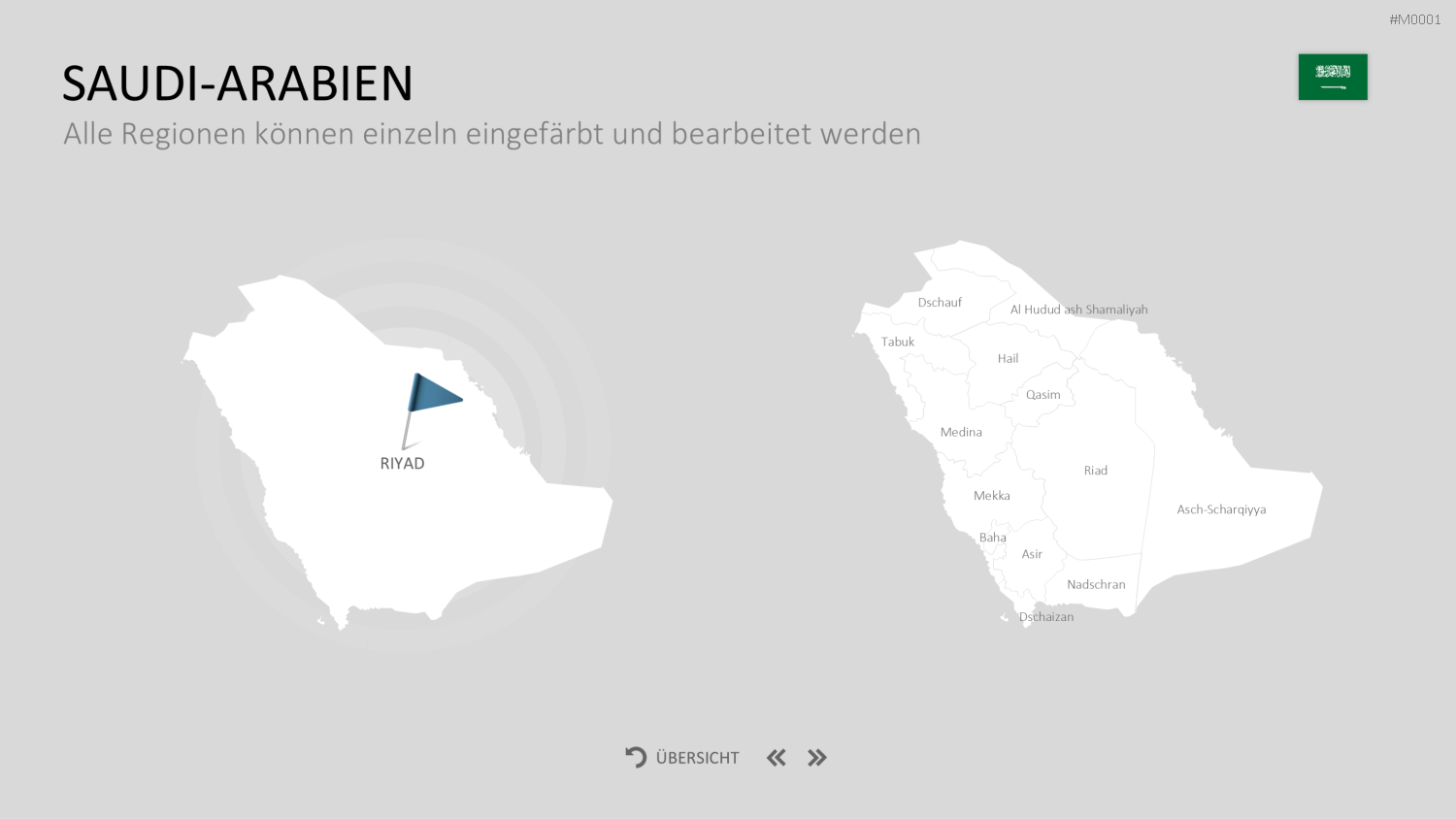 Landkarten Paket für Unternehmen PowerPoint-Vorlage