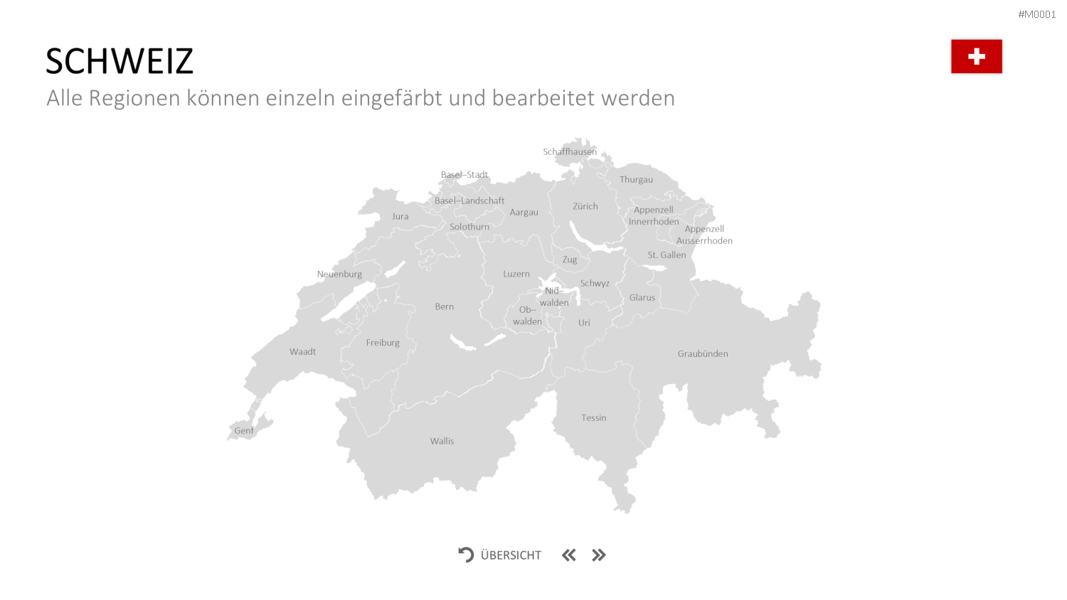 Landkarten Paket für Unternehmen PowerPoint-Vorlage