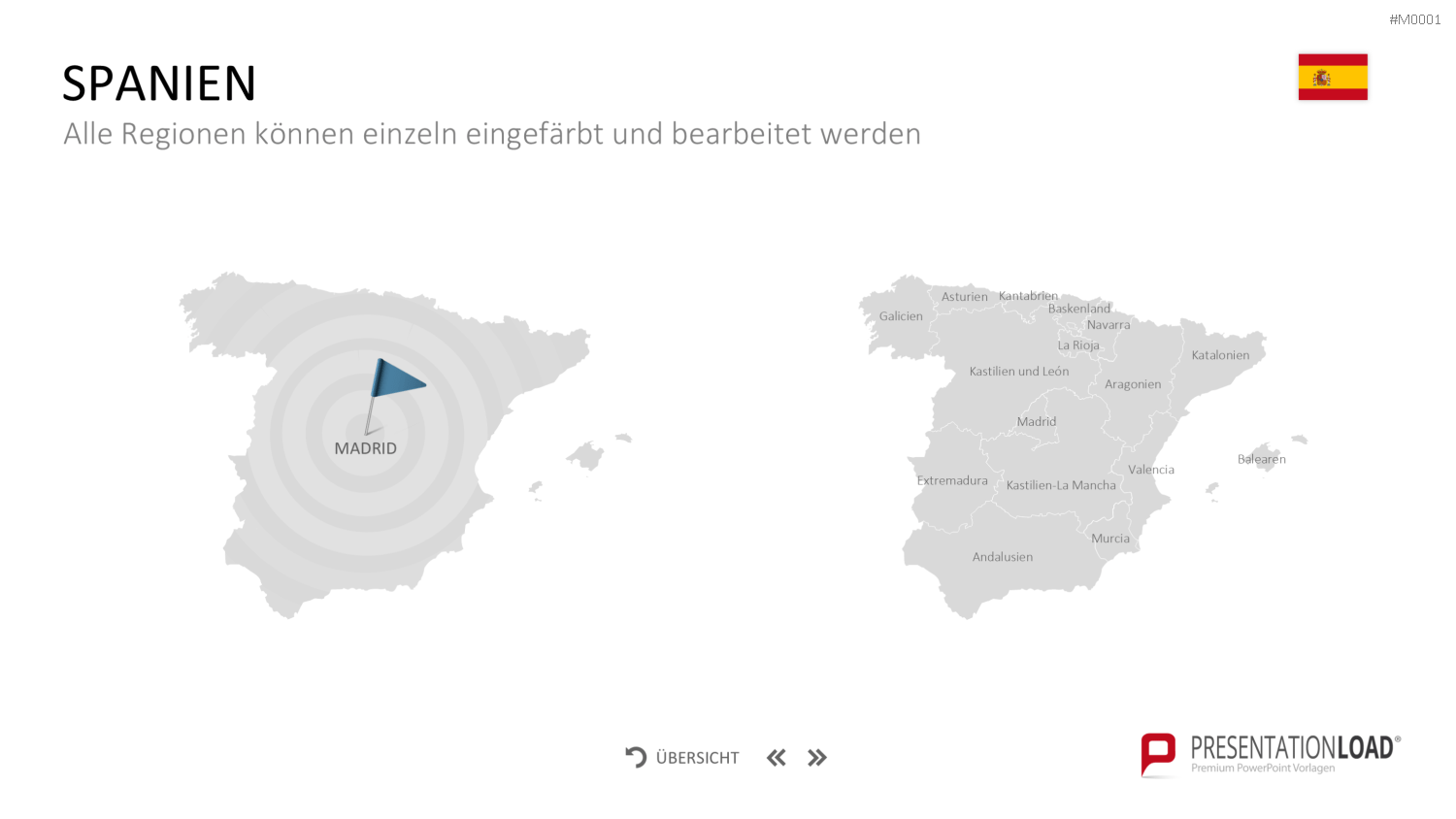 Landkarten Paket für Unternehmen PowerPoint-Vorlage
