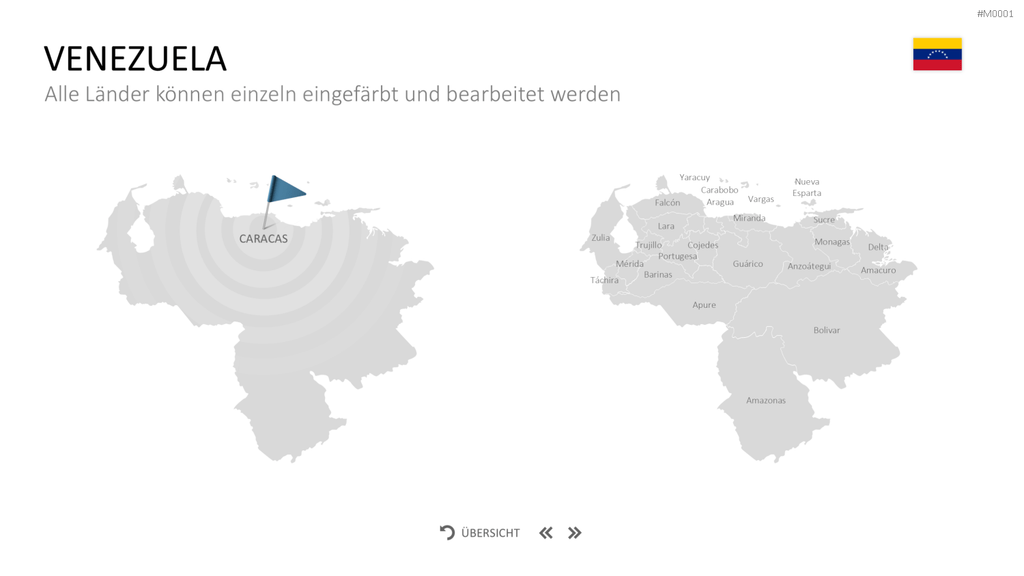 Landkarten Paket für Unternehmen PowerPoint-Vorlage