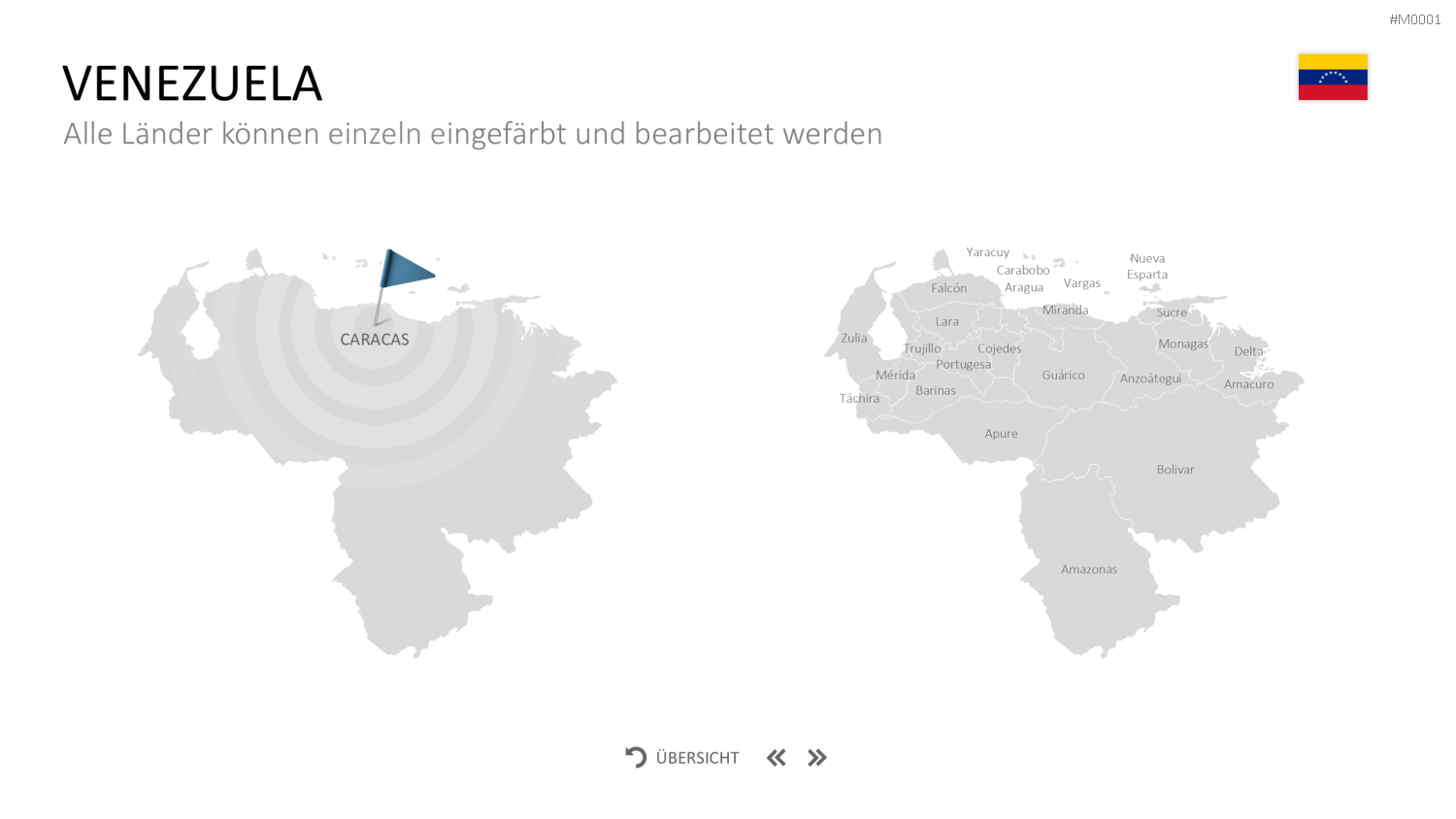 Landkarten Paket für Unternehmen PowerPoint-Vorlage