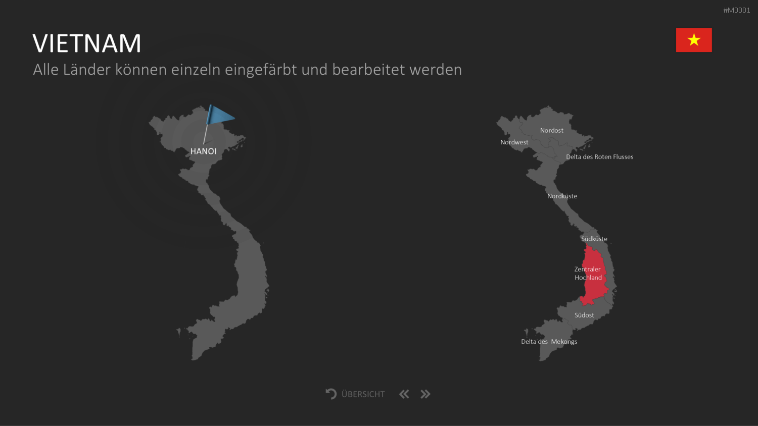 Landkarten Paket für Unternehmen PowerPoint-Vorlage