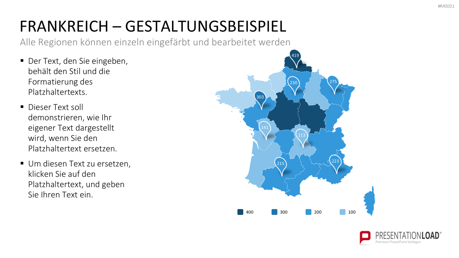 Landkarten Paket für Unternehmen PowerPoint-Vorlage