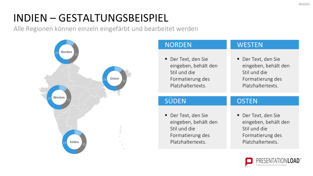 Landkarten Paket für Unternehmen PowerPoint-Vorlage
