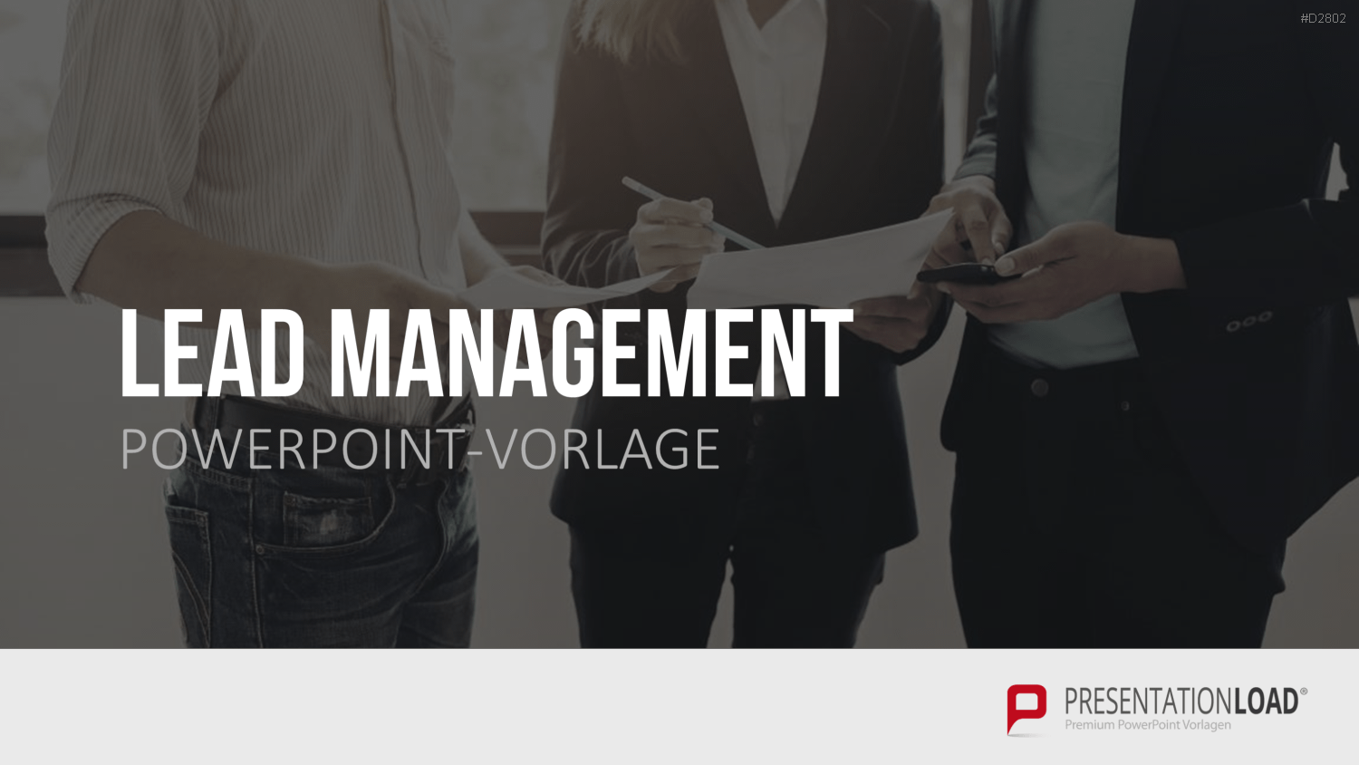 Lead Management PowerPoint-Vorlage
