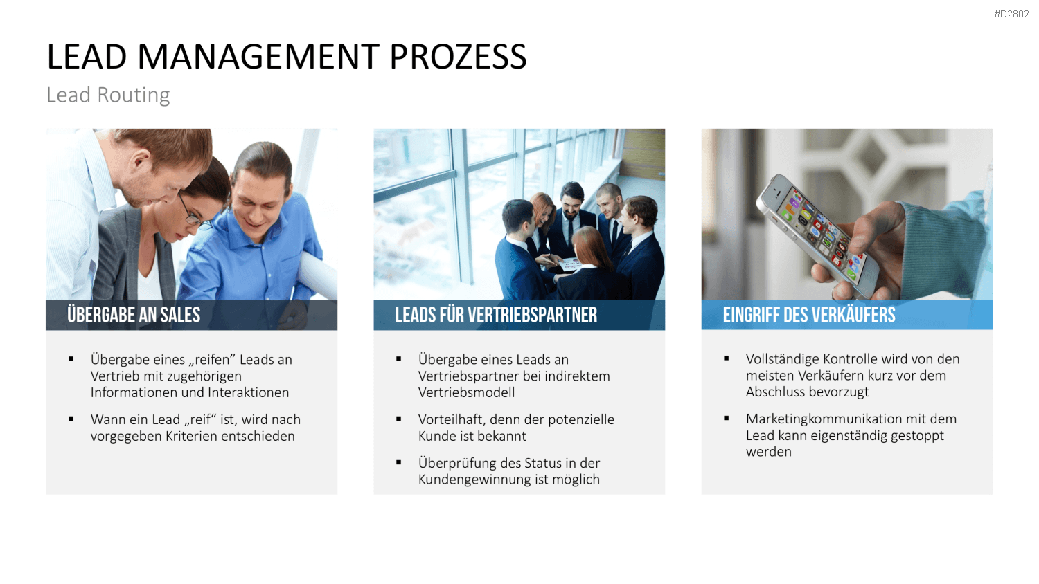 Lead Management PowerPoint-Vorlage