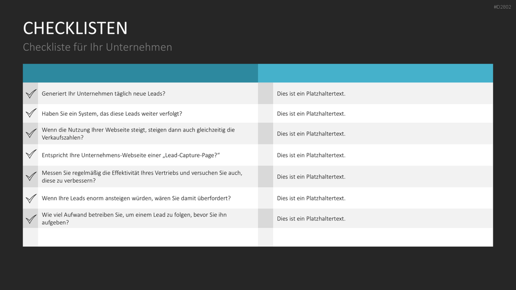 Lead Management PowerPoint-Vorlage