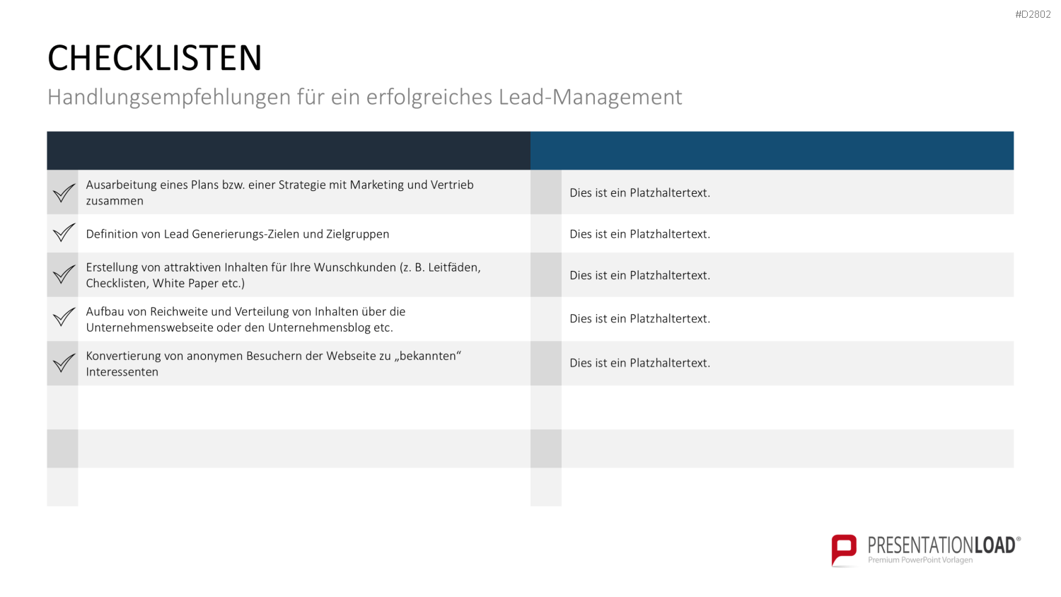 Lead Management PowerPoint-Vorlage
