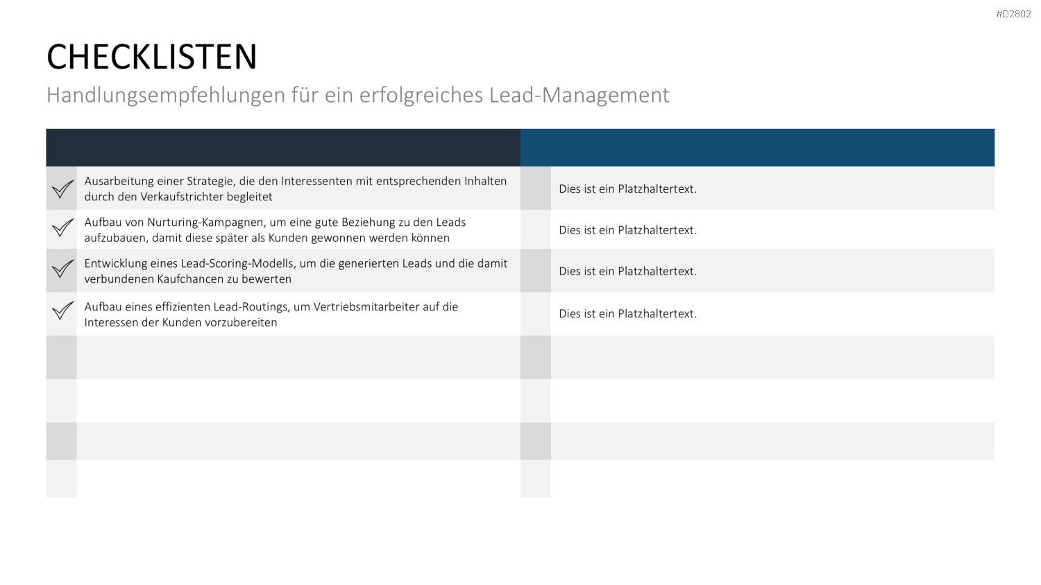 Lead Management PowerPoint-Vorlage