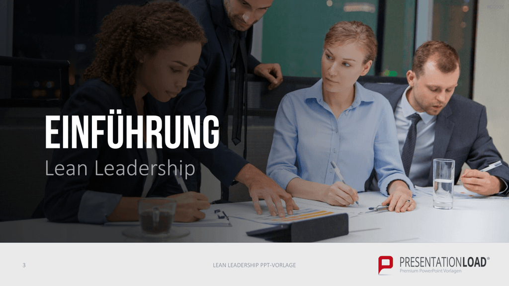 Lean Leadership PowerPoint-Vorlage