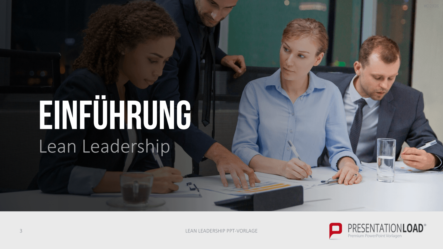 Lean Leadership PowerPoint-Vorlage