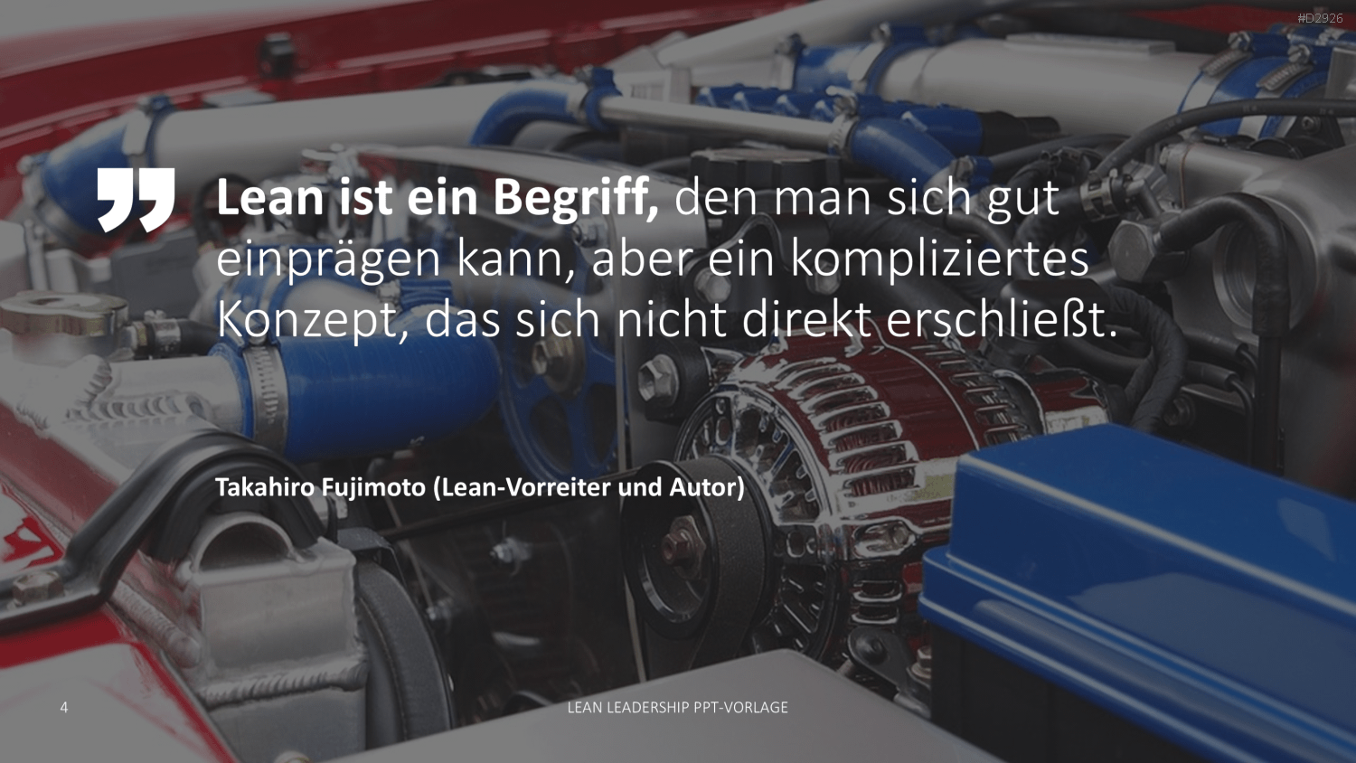 Lean Leadership PowerPoint-Vorlage