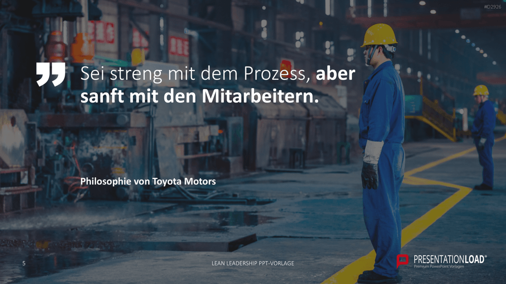 Lean Leadership PowerPoint-Vorlage