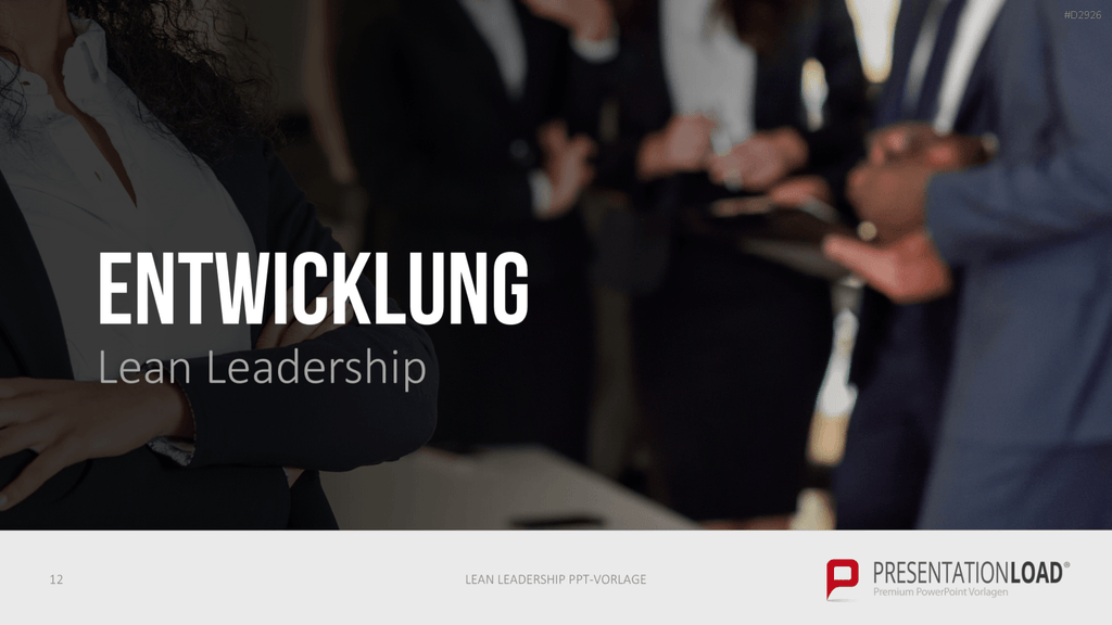 Lean Leadership PowerPoint-Vorlage