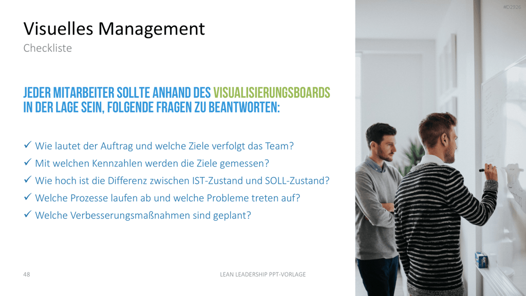 Lean Leadership PowerPoint-Vorlage
