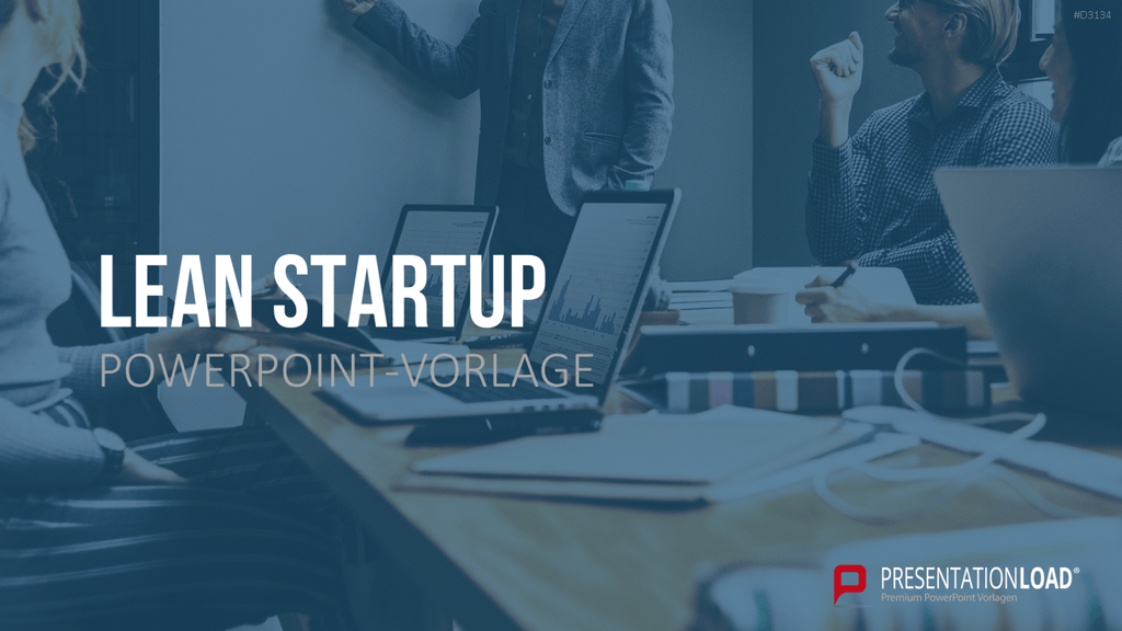 Lean Startup Methode PowerPoint-Vorlage