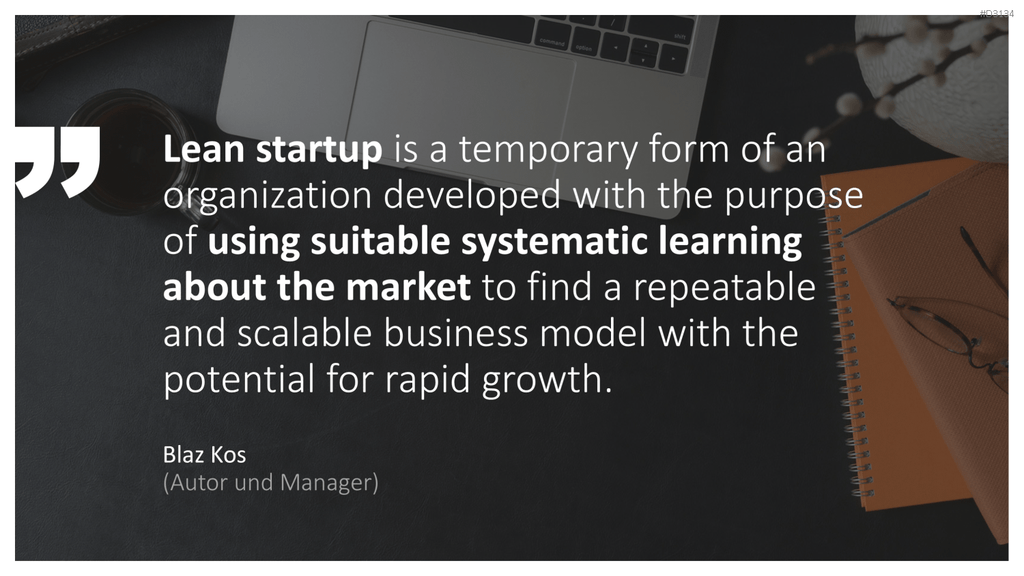 Lean Startup Methode PowerPoint-Vorlage