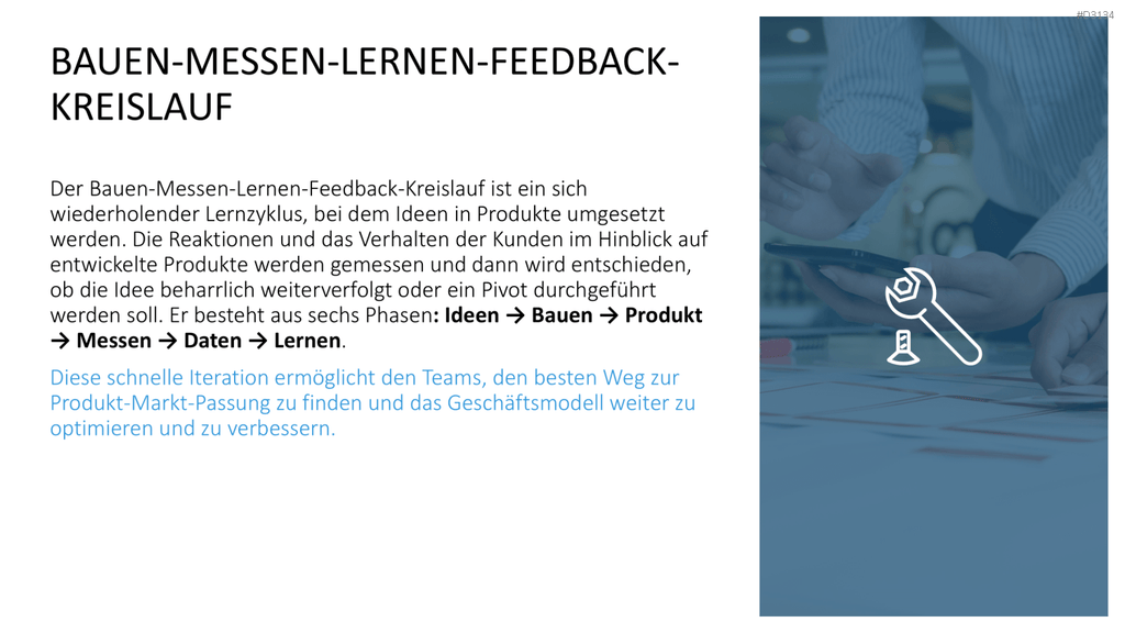 Lean Startup Methode PowerPoint-Vorlage