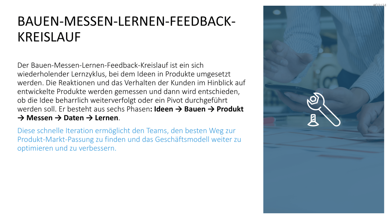 Lean Startup Methode PowerPoint-Vorlage