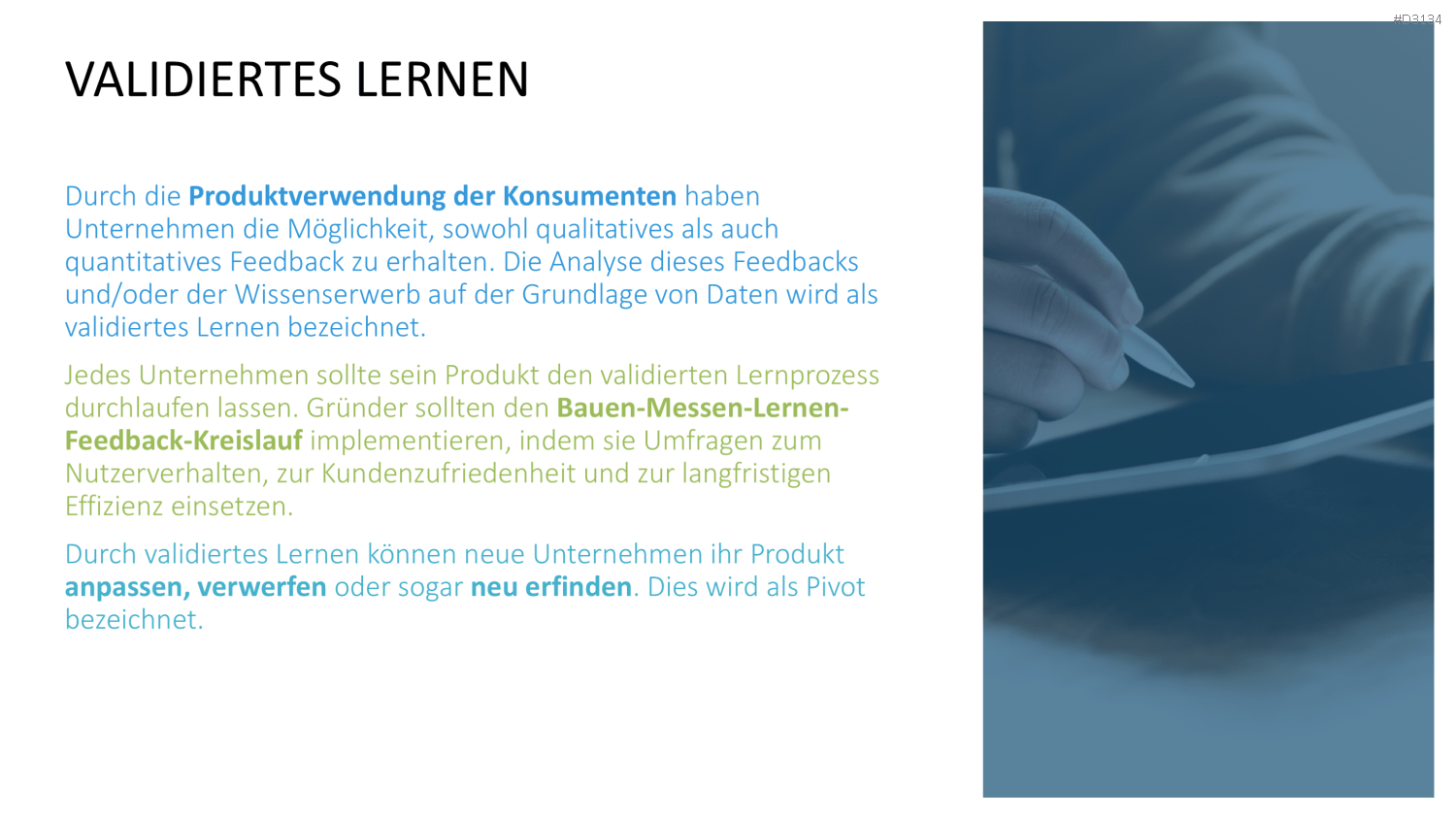Lean Startup Methode PowerPoint-Vorlage