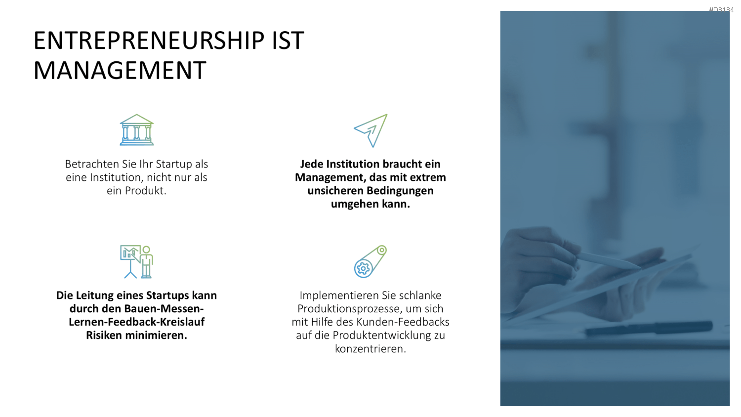 Lean Startup Methode PowerPoint-Vorlage