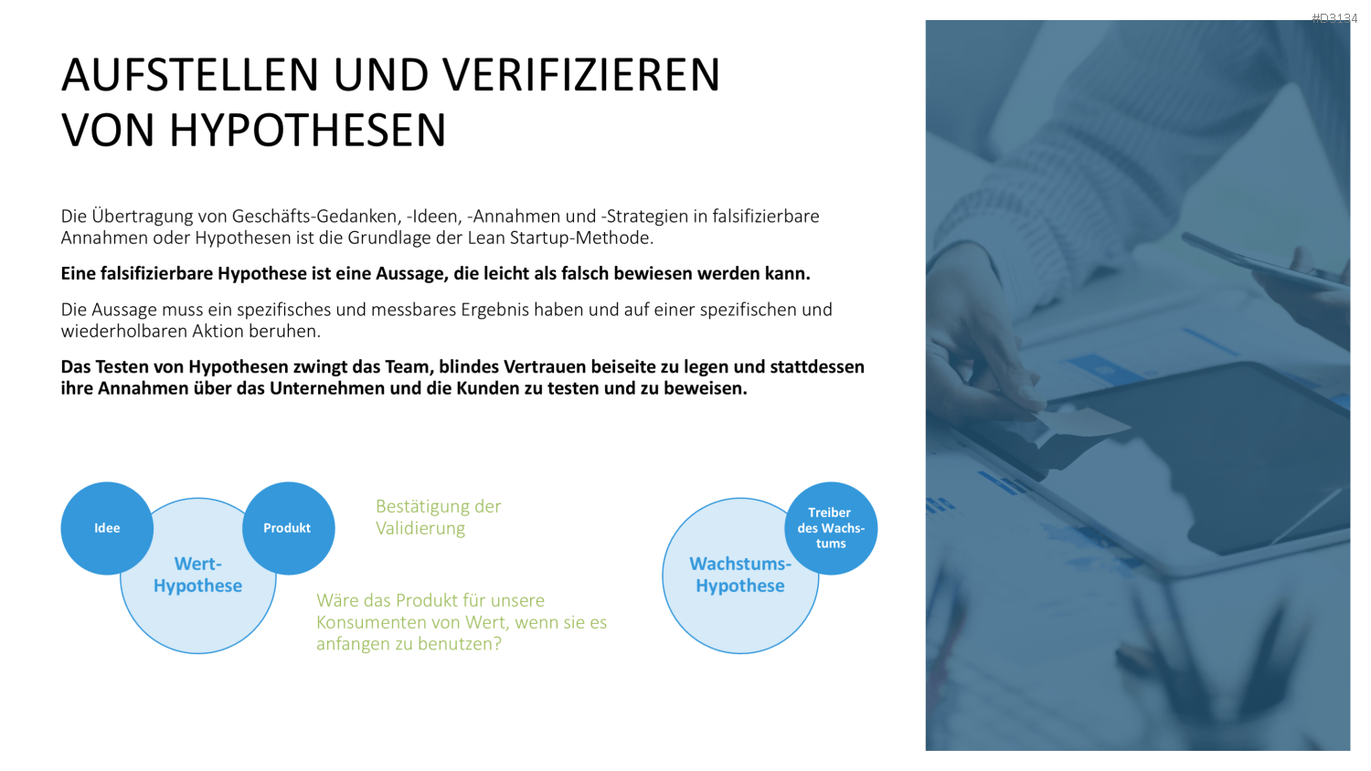 Lean Startup Methode PowerPoint-Vorlage