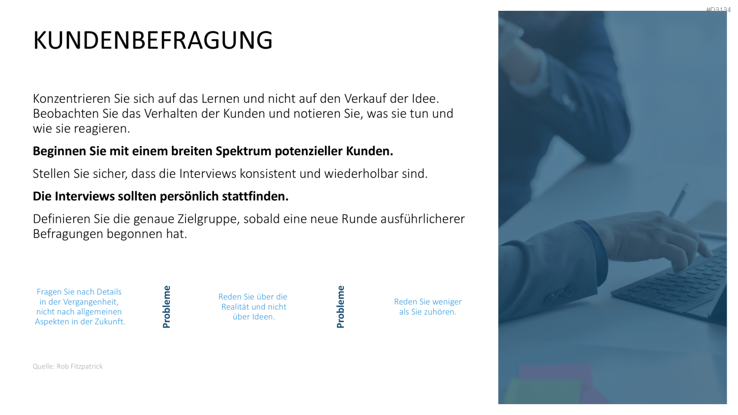 Lean Startup Methode PowerPoint-Vorlage