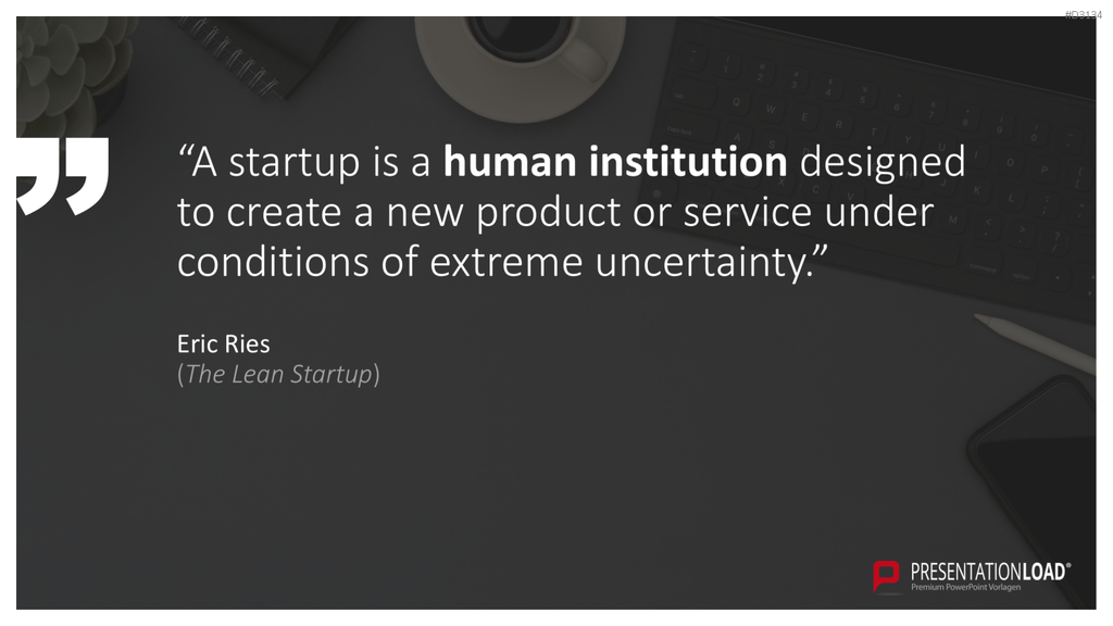 Lean Startup Methode PowerPoint-Vorlage
