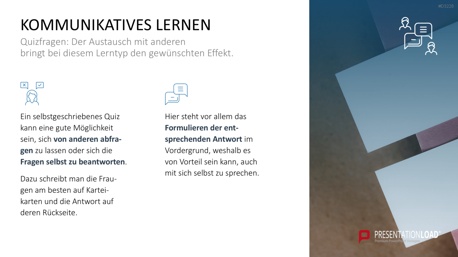 Lernmethoden und Lernstrategien PowerPoint-Vorlage