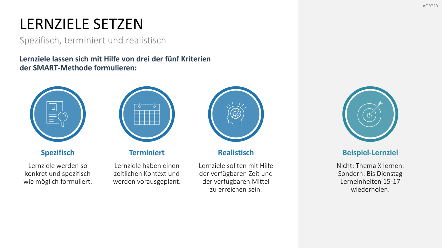 Lernmethoden und Lernstrategien PowerPoint-Vorlage