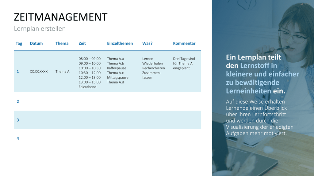 Lernmethoden und Lernstrategien PowerPoint-Vorlage