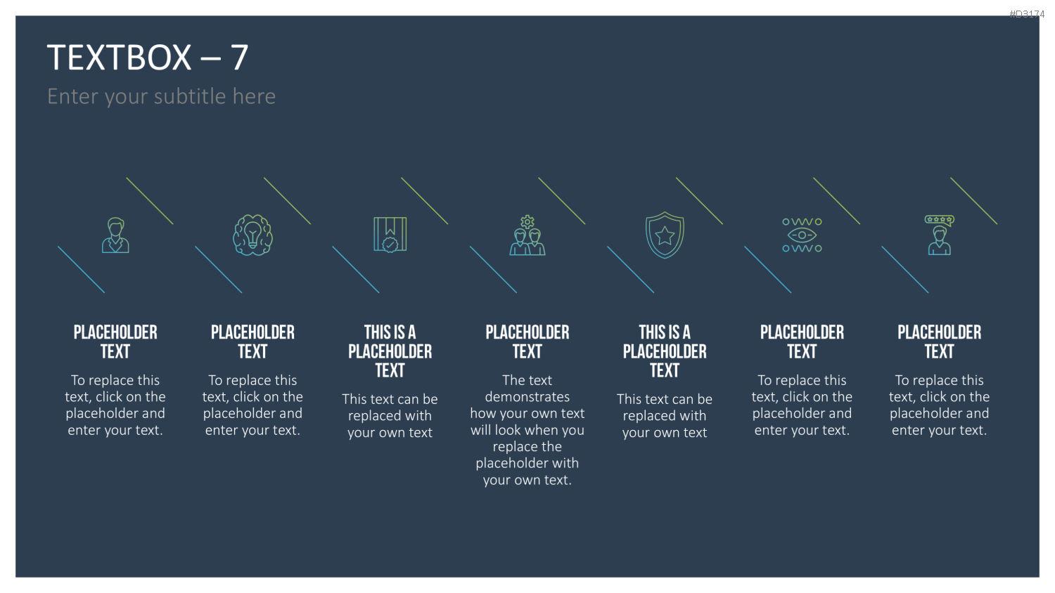 PowerPoint Folienlayout mit Icons